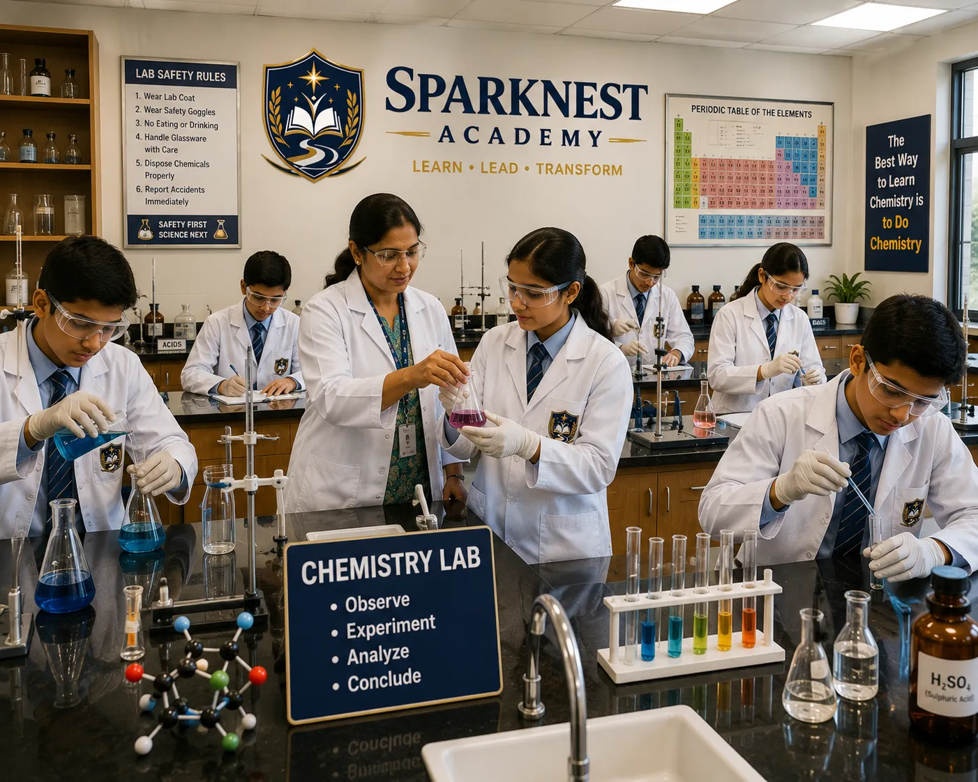 SparkNest Academy Schools Science Laboratory